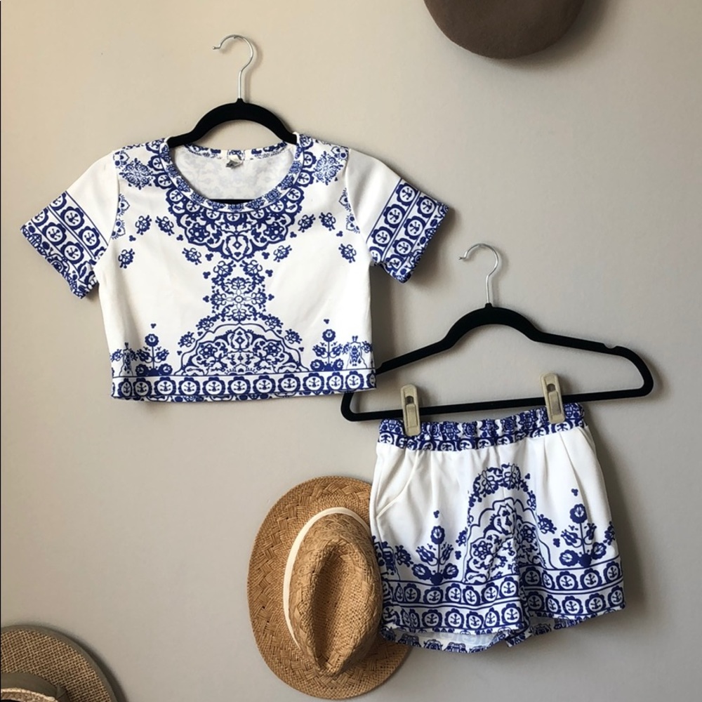 Cutest crop-top and shorts set!!!